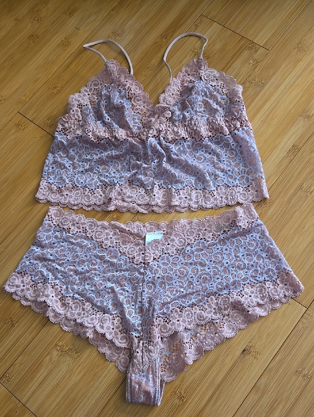 DKNY Lace Bralette Set M